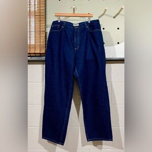 L.L. Bean Relaxed Fit Dark Blue Jeans